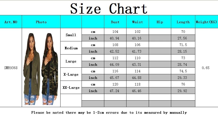 S-XXXL Women's Casual  Jacket With Pockets Sexy V Neck Long Sleeve Button Down