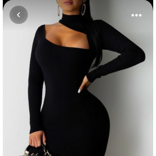 Sexy Black Gown