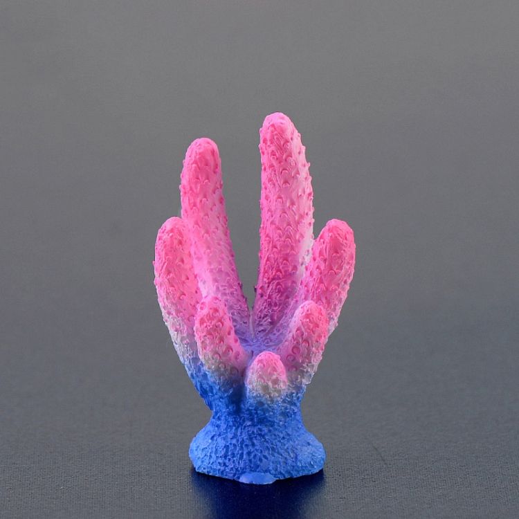 10 PCS Simulation Resin Coral , Colour: No. 1 Colorful