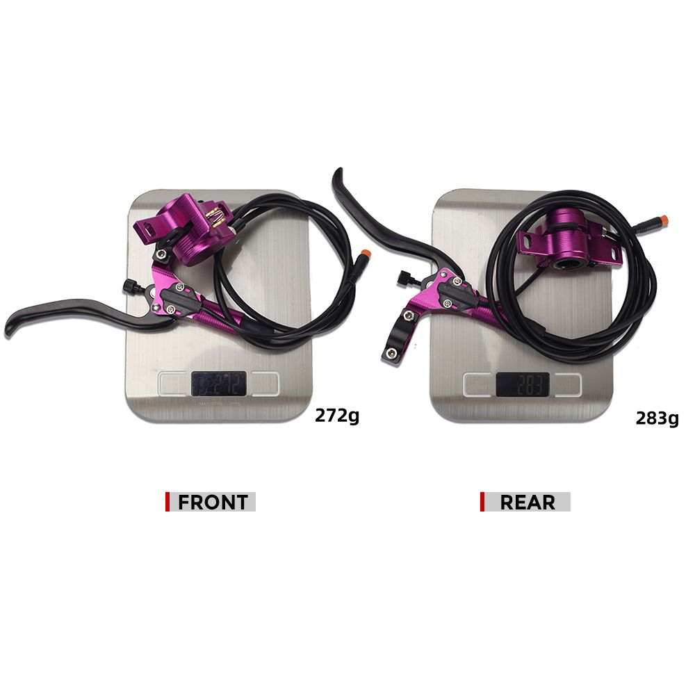 E-Bike Hydraulic Brake Set With 160mm Rotors Front And Rear