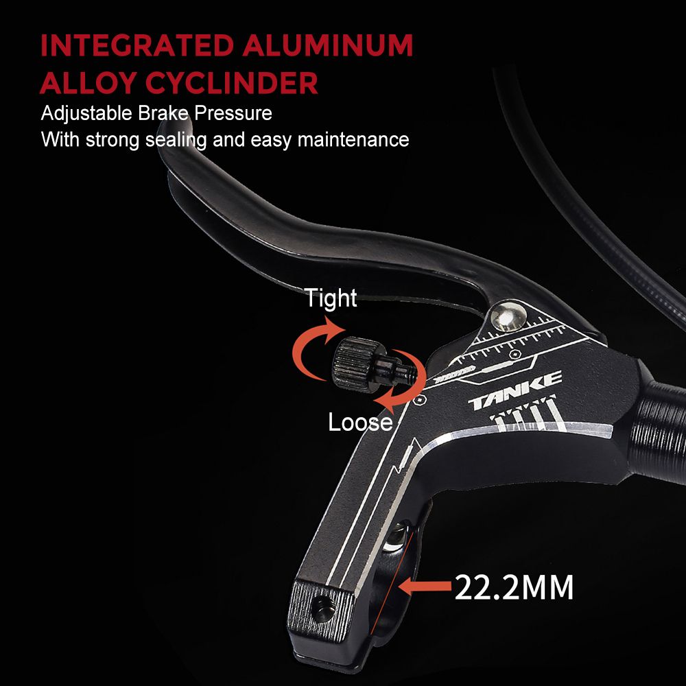 E-Bike Hydraulic Brake Set With 160mm Rotors Front And Rear