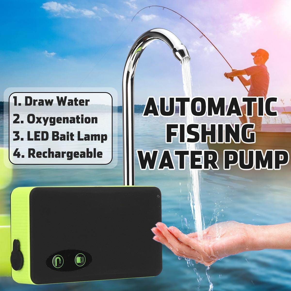 3 In 1 Rechargeable Automatic Water Pump Night Illumination With Hanging Bracket