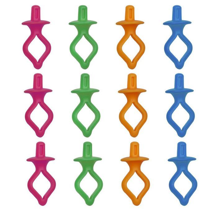50pcs Assorted Silicone Bobbin Holder Clamp Clips Sewing Machine