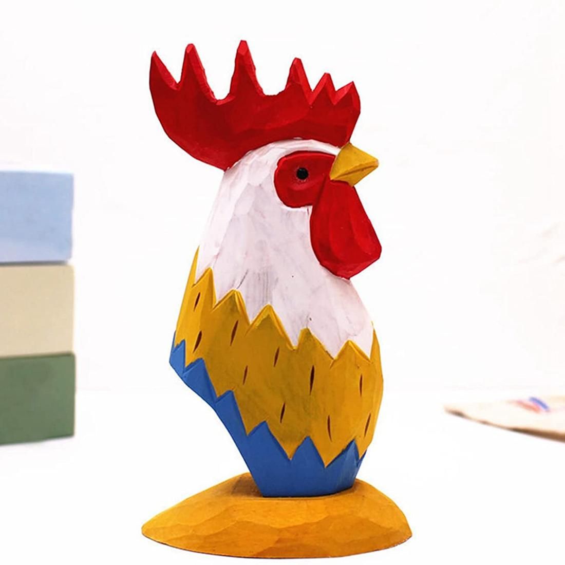 Animal Eyeglass Frame Animal-Shaped Hand-Carved Wooden Eyeglass Frame Eyeglass Frame Rooster