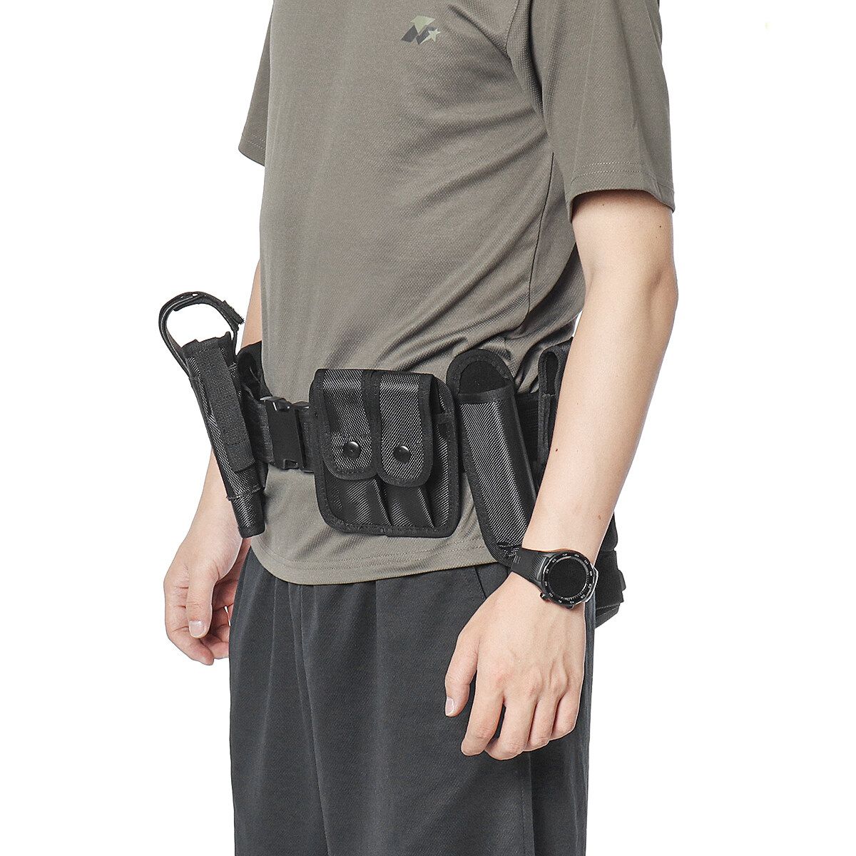 Guard Belt Buckle Removable Pouch Security Outdoor Training