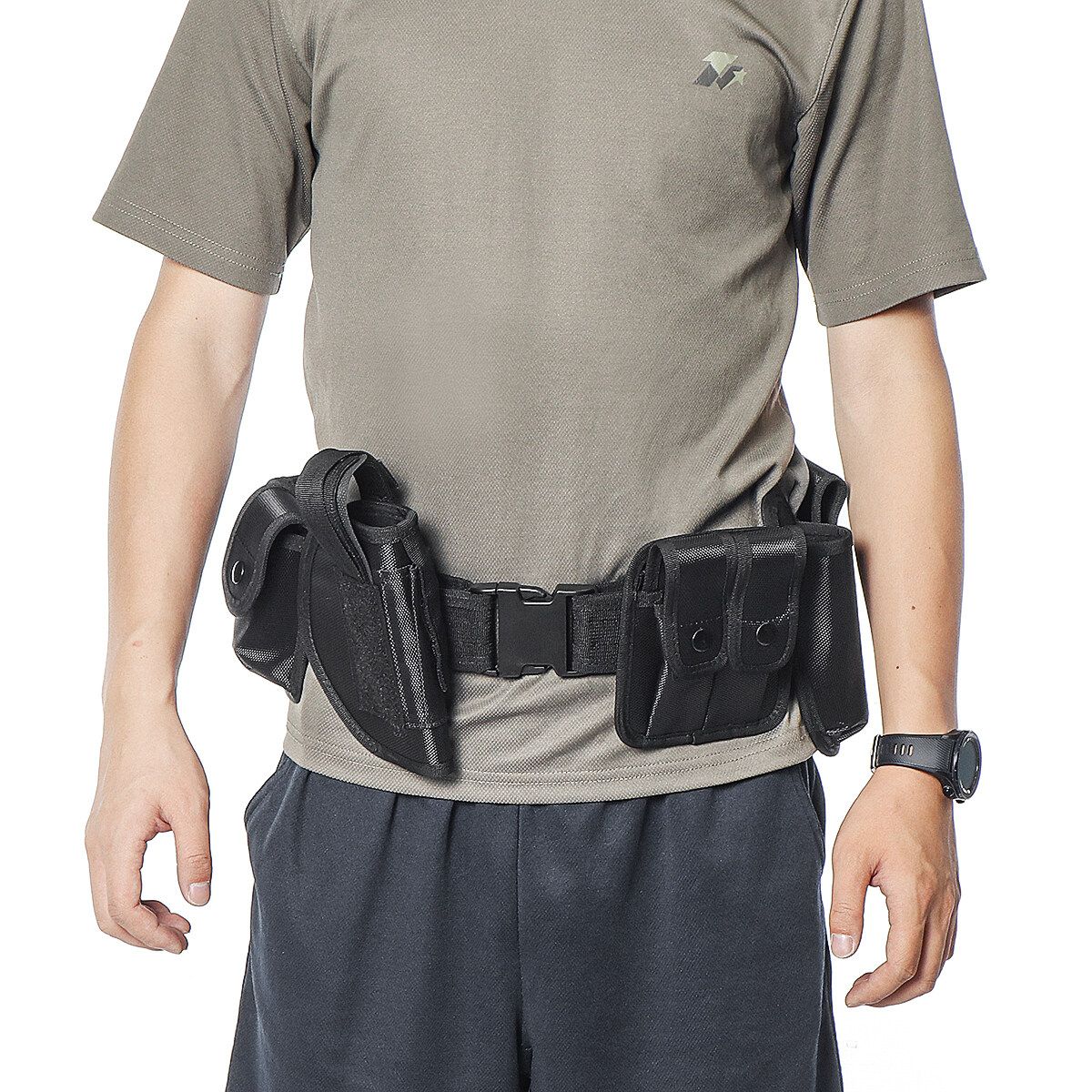 Guard Belt Buckle Removable Pouch Security Outdoor Training