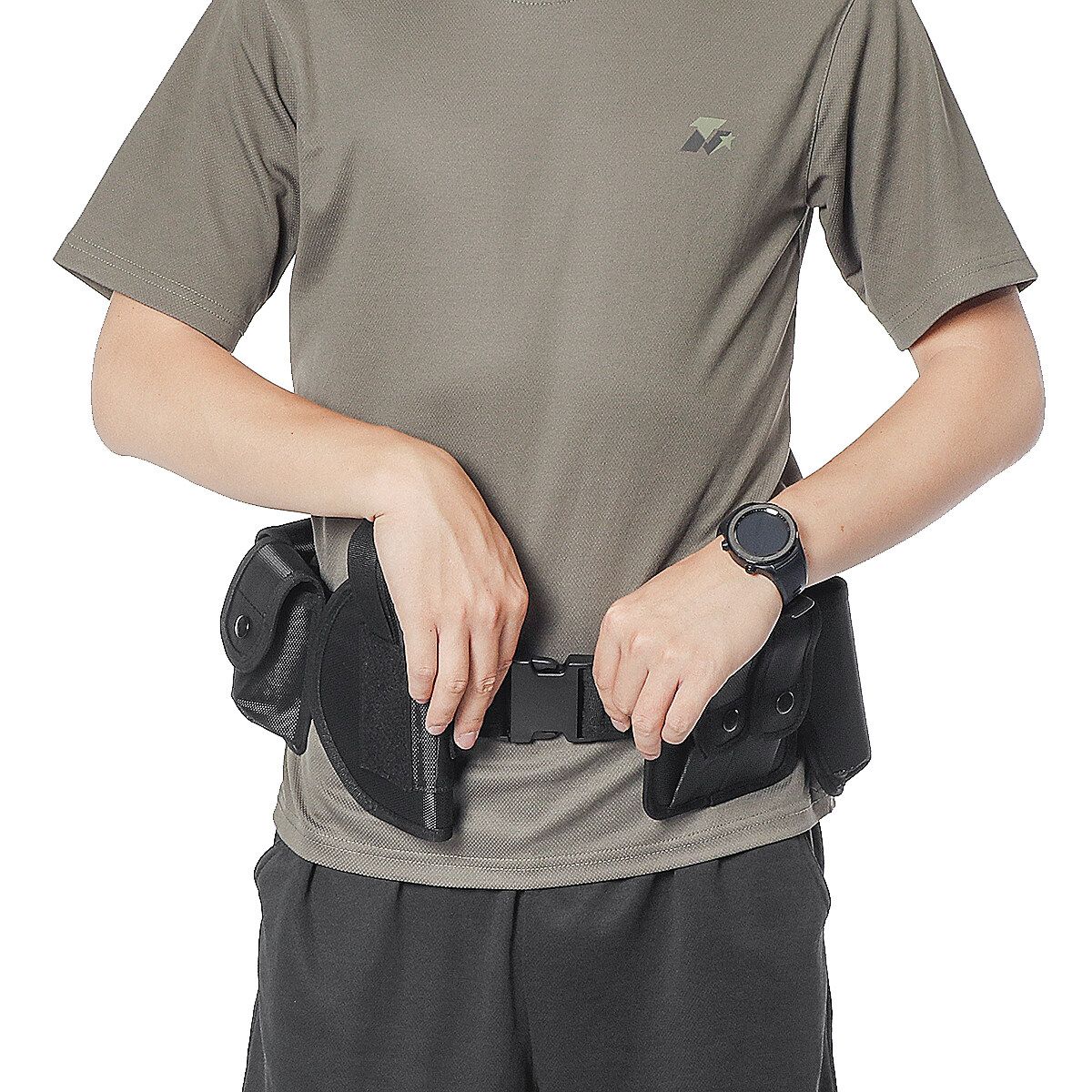Guard Belt Buckle Removable Pouch Security Outdoor Training