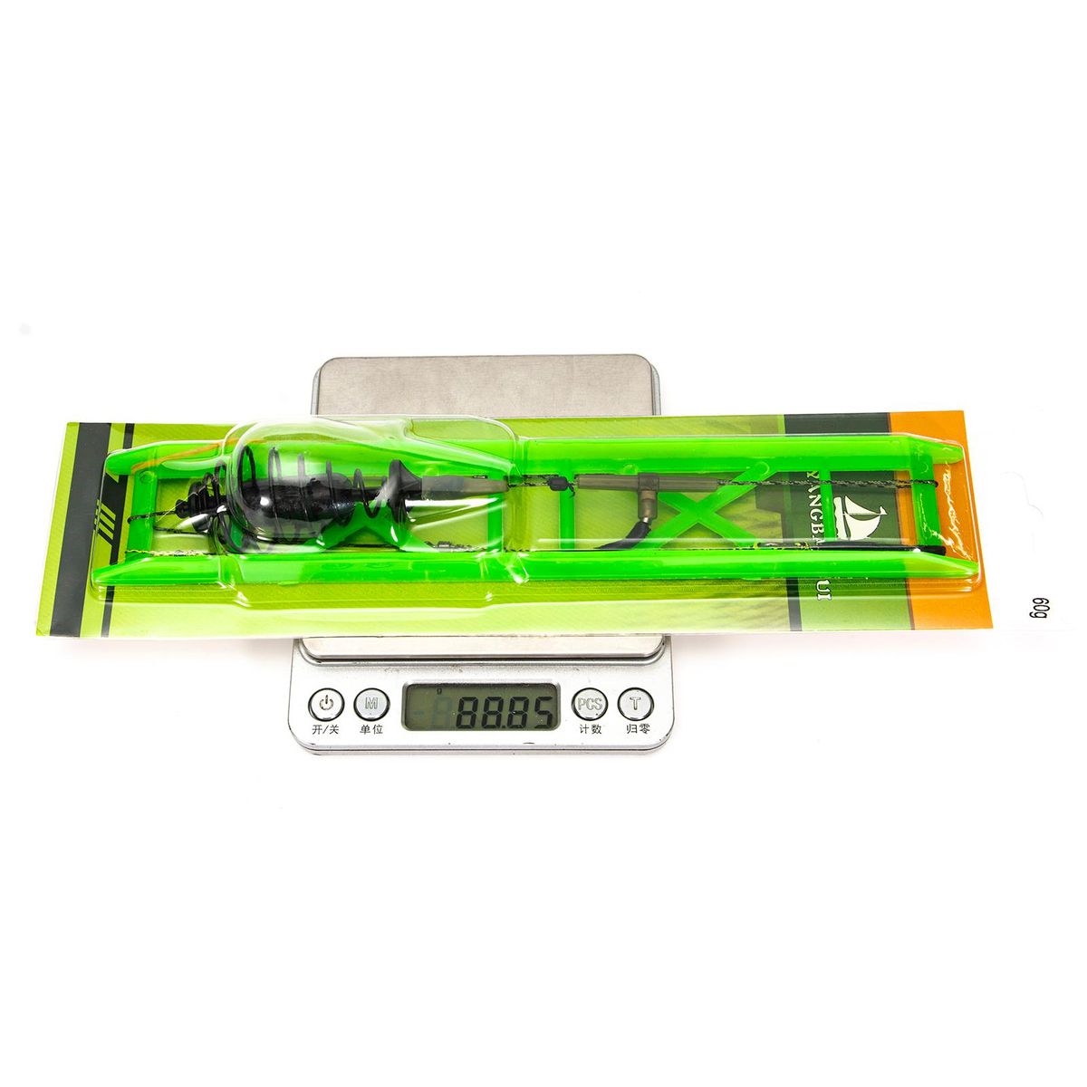 30g/40g/50g/60g Fishing Bait Cage Spring Feeder Fishing Bait Lure Trap Basket Holder with Hooks Carp Fishing Tackle