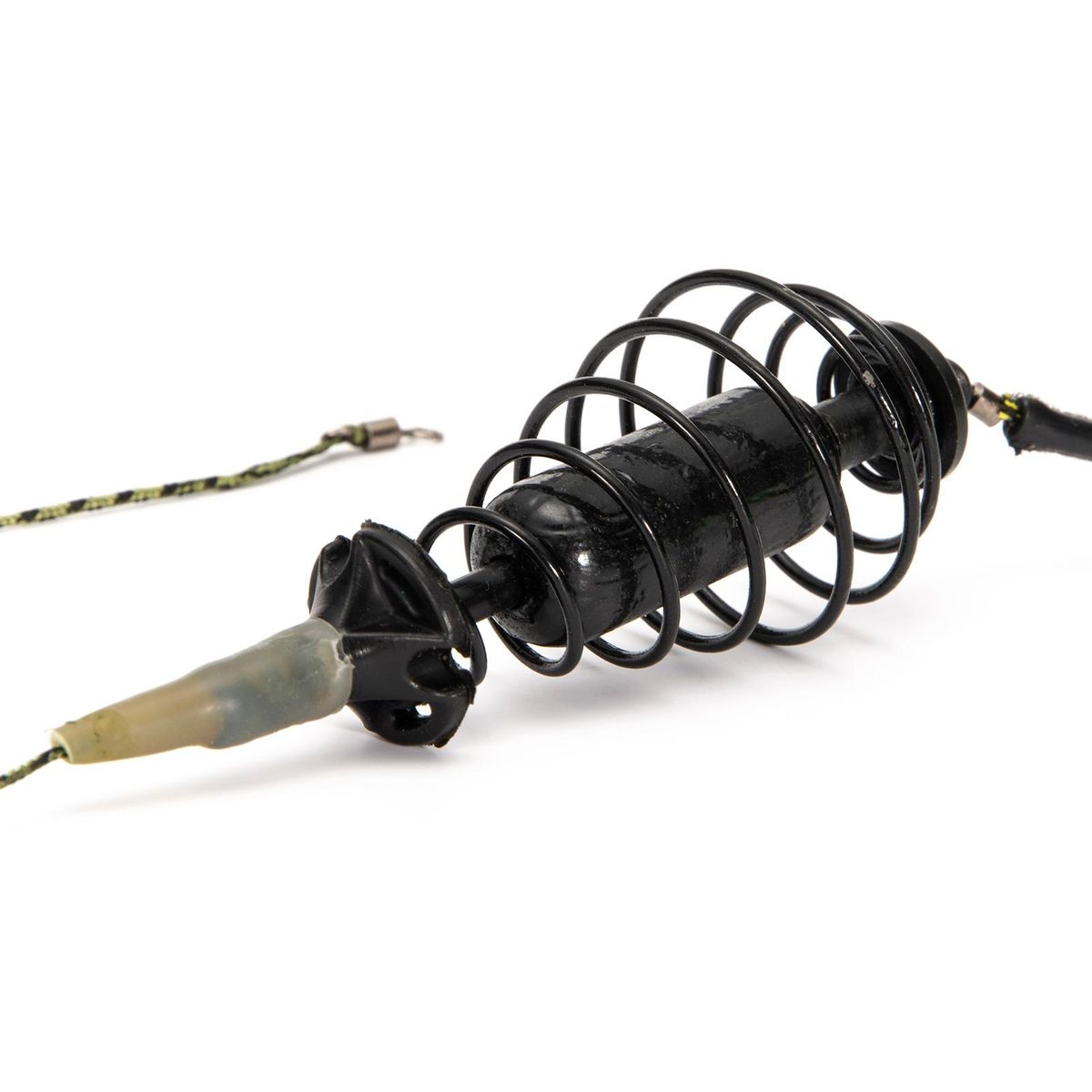 30g/40g/50g/60g Fishing Bait Cage Spring Feeder Fishing Bait Lure Trap Basket Holder with Hooks Carp Fishing Tackle