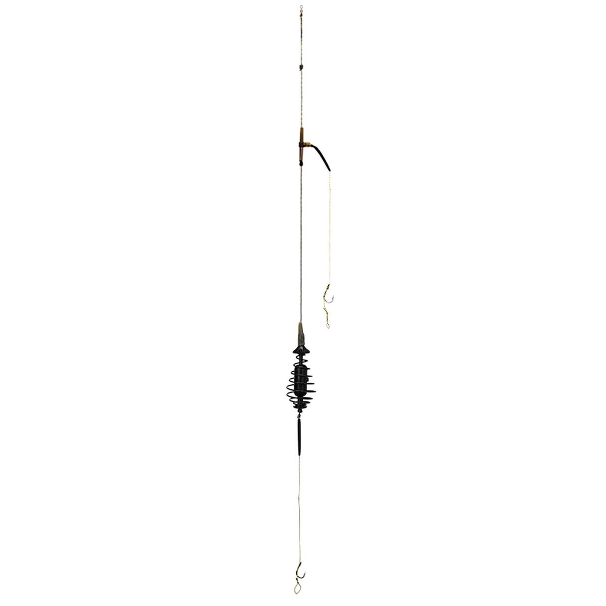 30g/40g/50g/60g Fishing Bait Cage Spring Feeder Fishing Bait Lure Trap Basket Holder with Hooks Carp Fishing Tackle