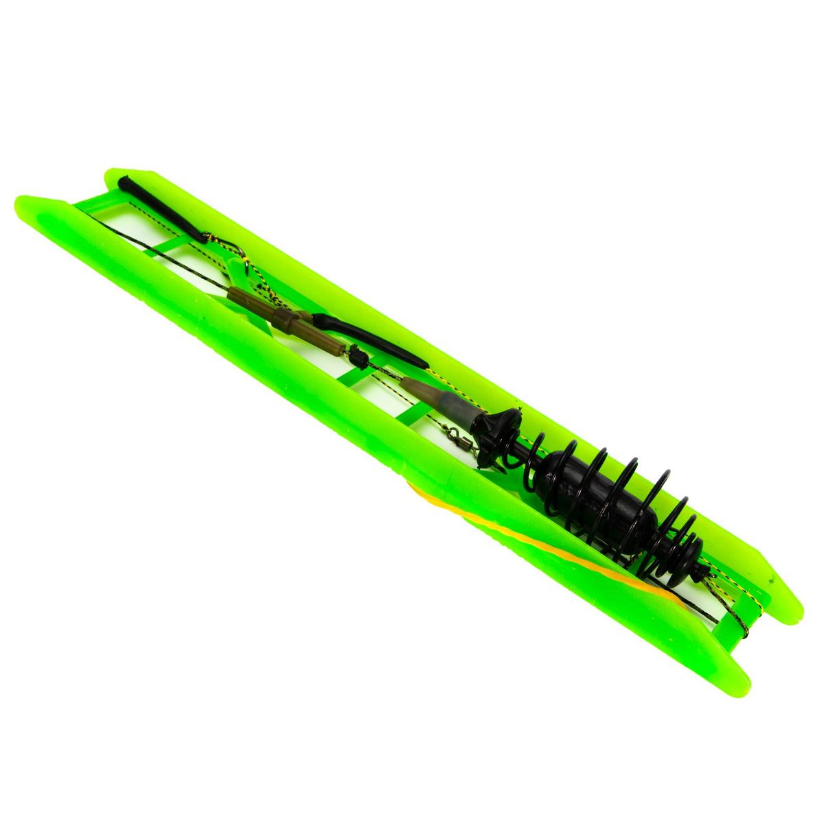 30g/40g/50g/60g Fishing Bait Cage Spring Feeder Fishing Bait Lure Trap Basket Holder with Hooks Carp Fishing Tackle
