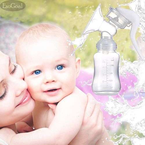 EsoGoal Breast Pump Single Manual Food-grade Silicone