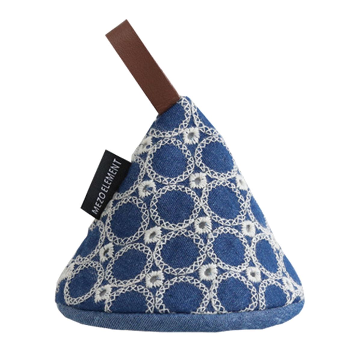 Pot Handle Mitt Triangle Cotton Handle Cover Kitchen Tool Dark Blue