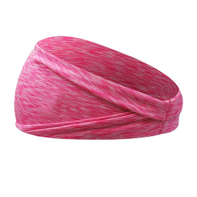 Sport Absorbent Sweat Headband Unisex Male Light Rose Red