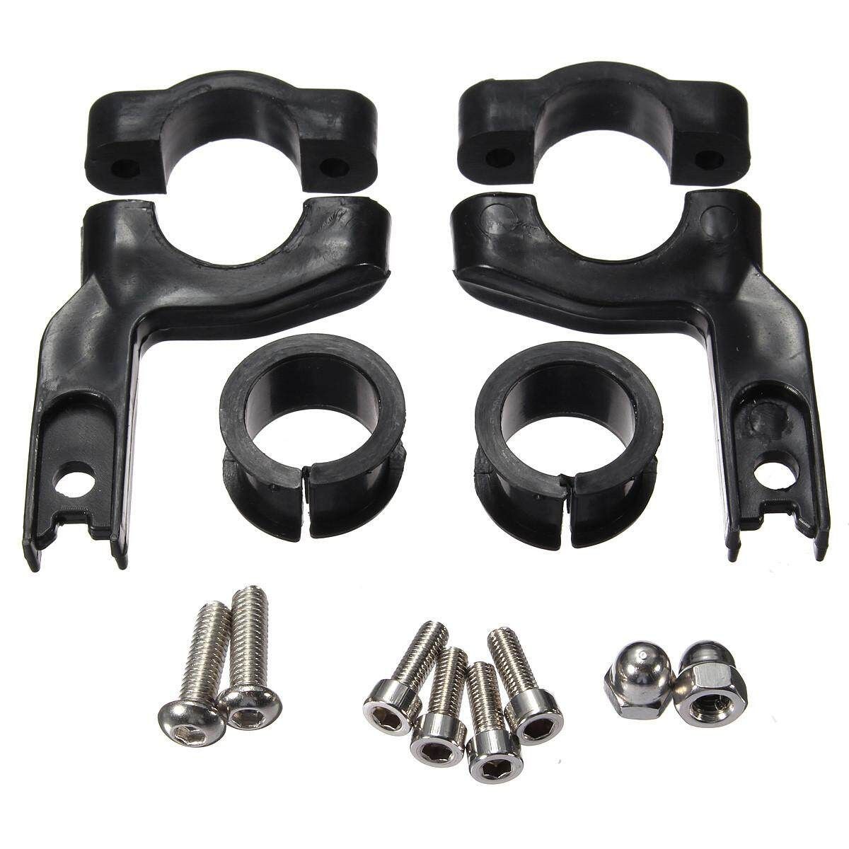 Ediors Dirt Bike ATV MX Motocross Motorcycle Hand Guards Handguards W/Mount Kits （Blue） Blue (blue)