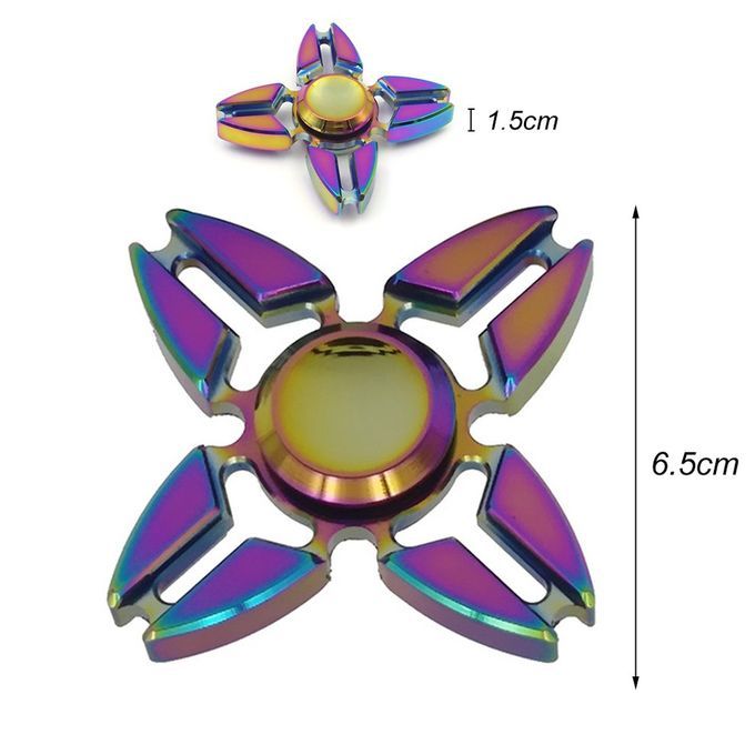 Olorful Hand  Nner Quad  Orner    Nners Portable Finger Toy Kids Gift-multicolor