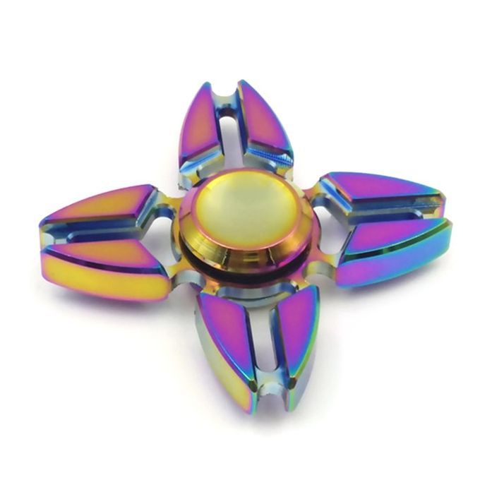 Olorful Hand  Nner Quad  Orner    Nners Portable Finger Toy Kids Gift-multicolor