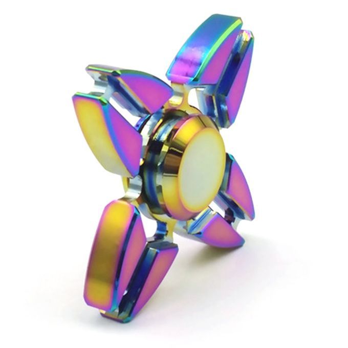 Olorful Hand  Nner Quad  Orner    Nners Portable Finger Toy Kids Gift-multicolor