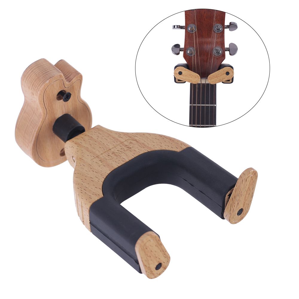 Wall Mount Guitar Hanger Hook Holder Keeper Auto Lock With