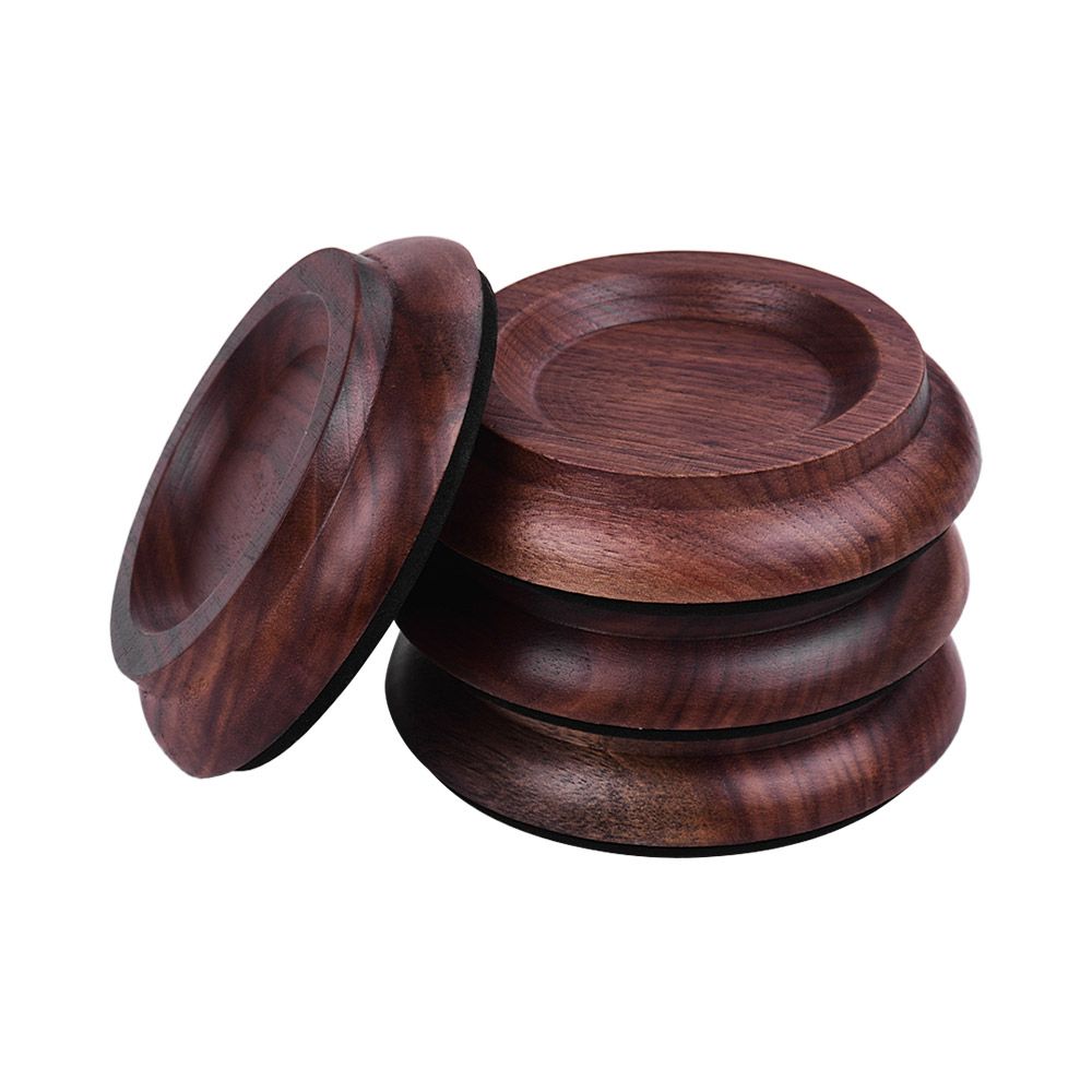 4pcs/Set Upright Piano Caster Cups Coaster Solid Wood With