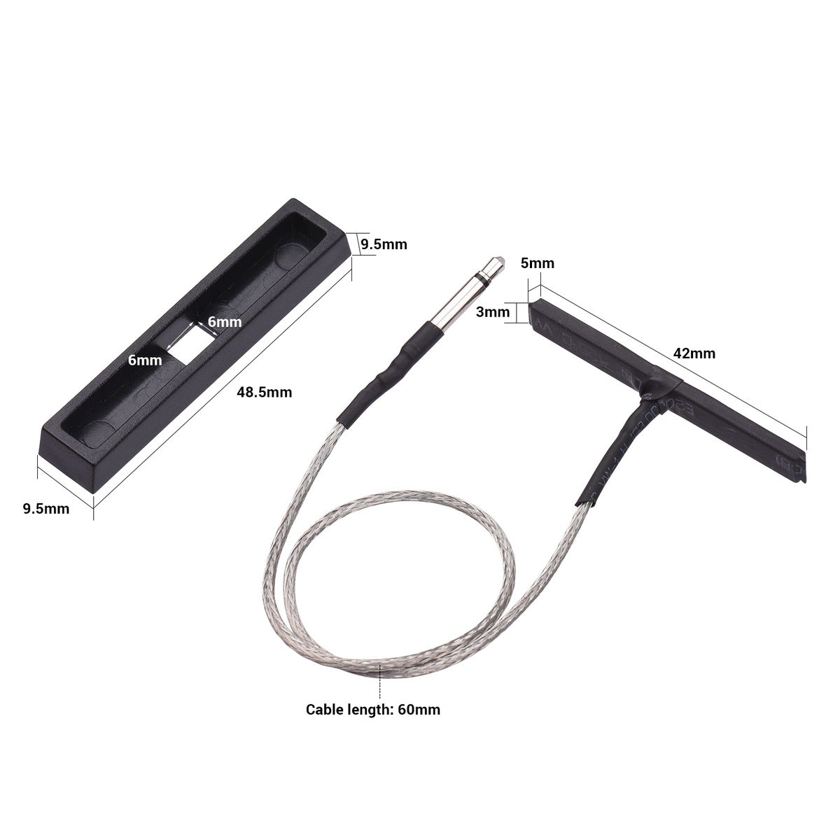 Pickup Rod Stick Pick-up Bar Piezo Acoustic Pickup With