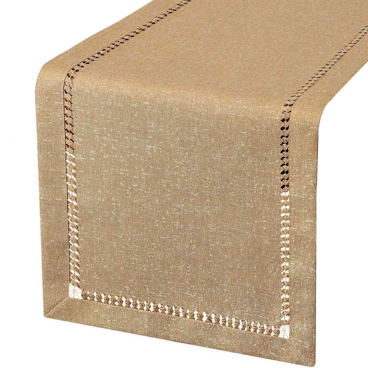 Hand Hemstitched Dining Table Runner Dresser Scarves,