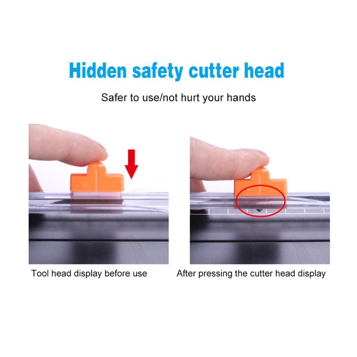 Portable A4 Paper Cutter 12.2 Inch Cut Length Desktop Paper