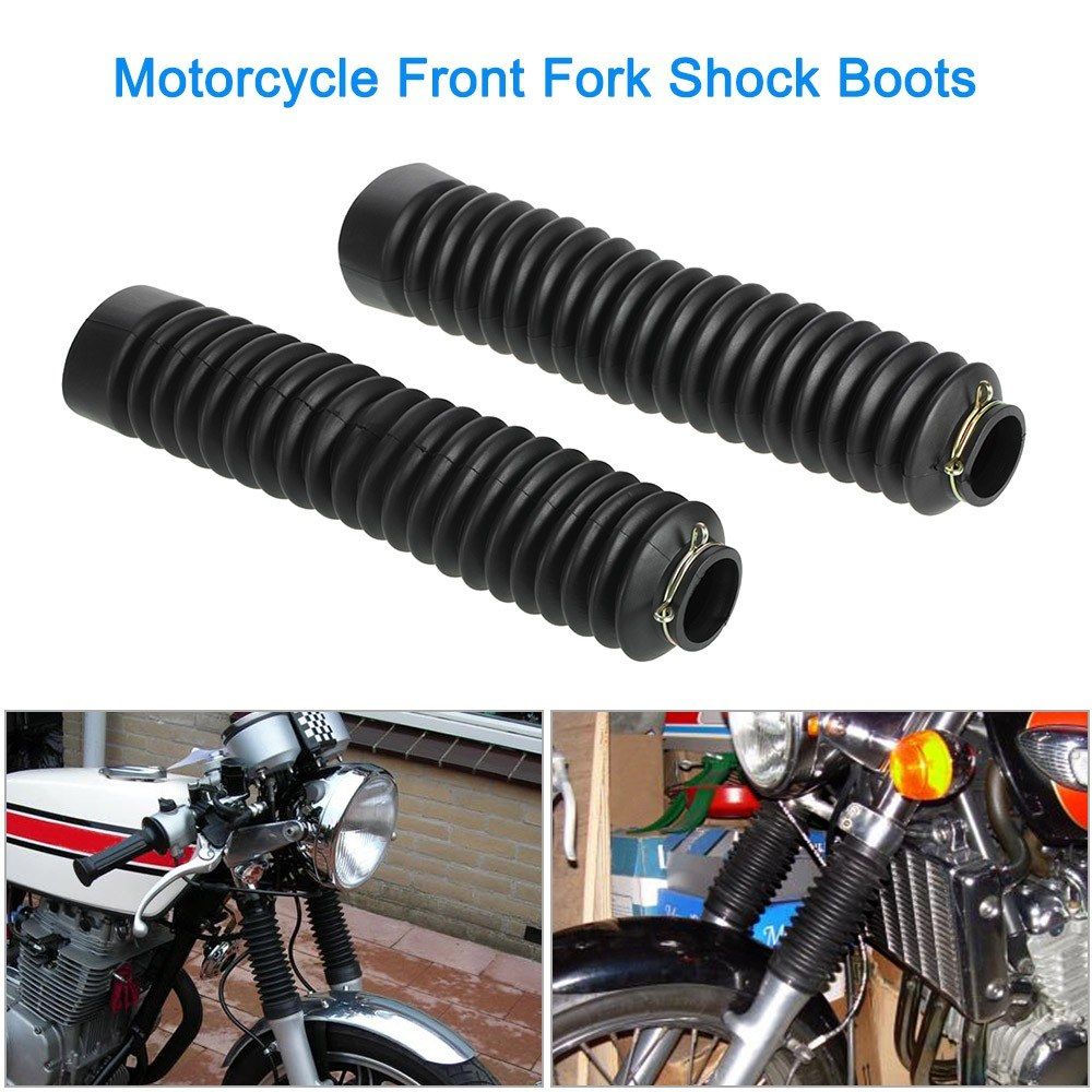 Pair Of 30*45mm Motorcycle Front Fork Boots Shock Boots