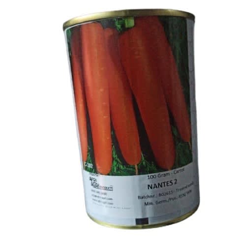 Nantes Carrot Seeds - 100 Grams