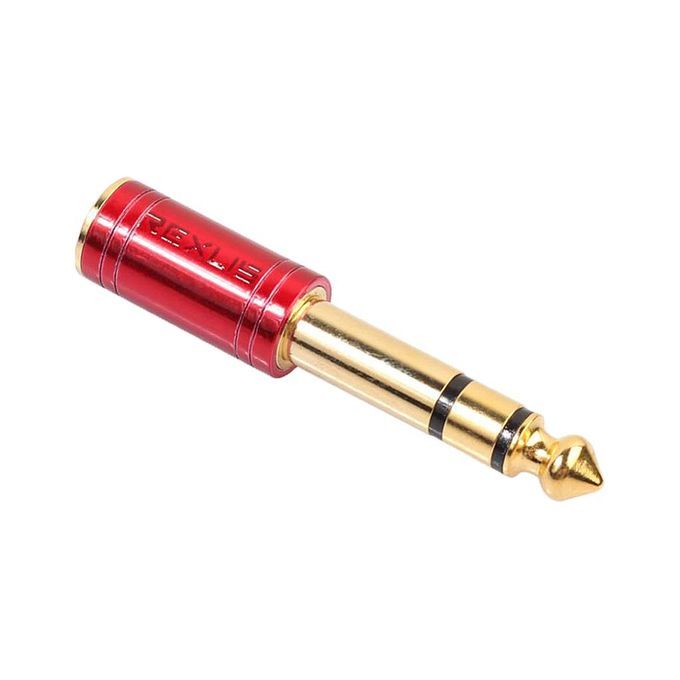 2pcs 6.35mm Male To 3.5mm Female Stereo Headphone   Adapter Converter