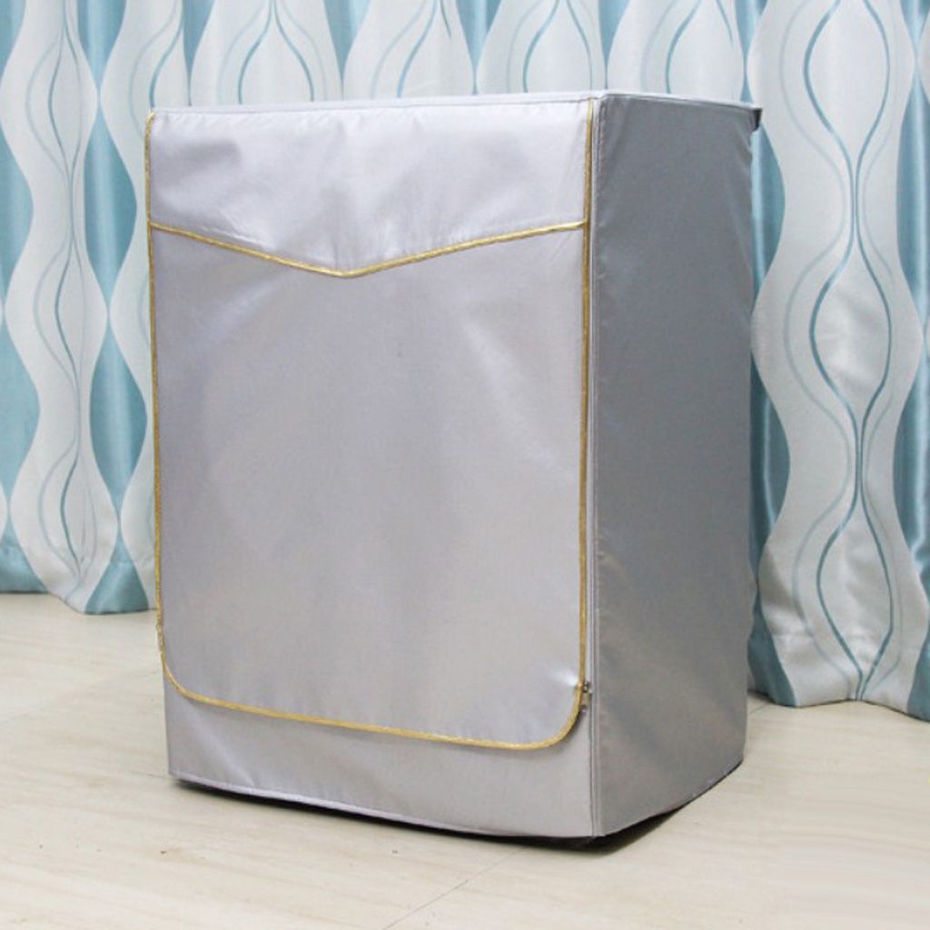 Washing Machine Cover Dust Proof Water Resistant Gold Zip On - XL