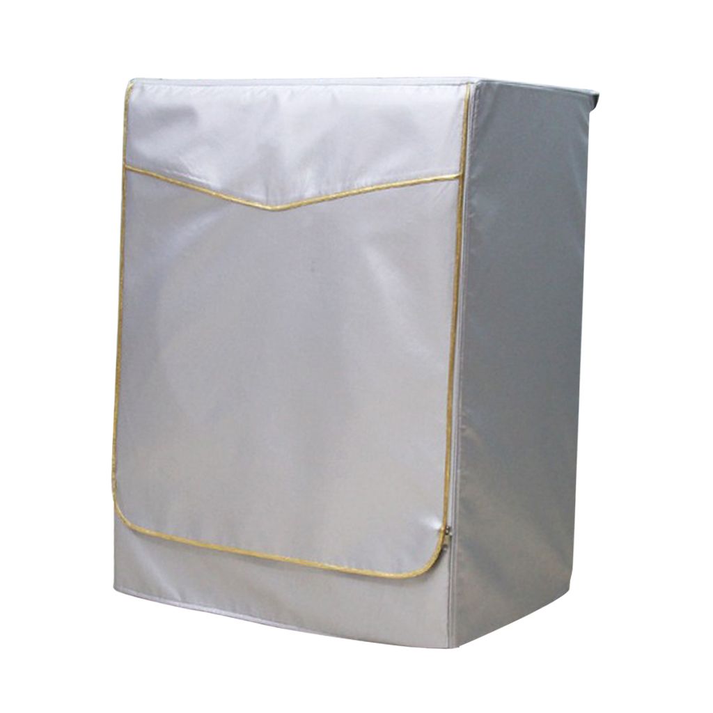 Washing Machine Cover Dust Proof Water Resistant Gold Zip On - XL
