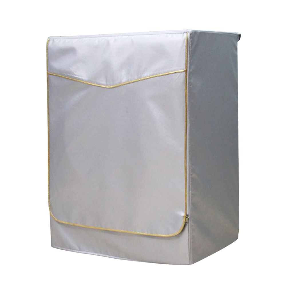 Washing Machine Cover Dust Proof Water Resistant Gold Zip On - XL