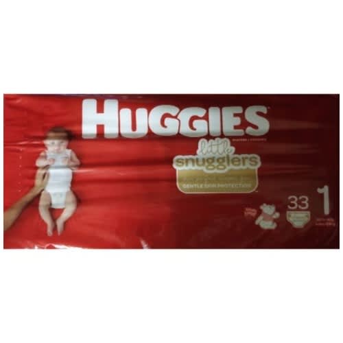 Huggies Little Snuggler Size 1 - 33 Counts