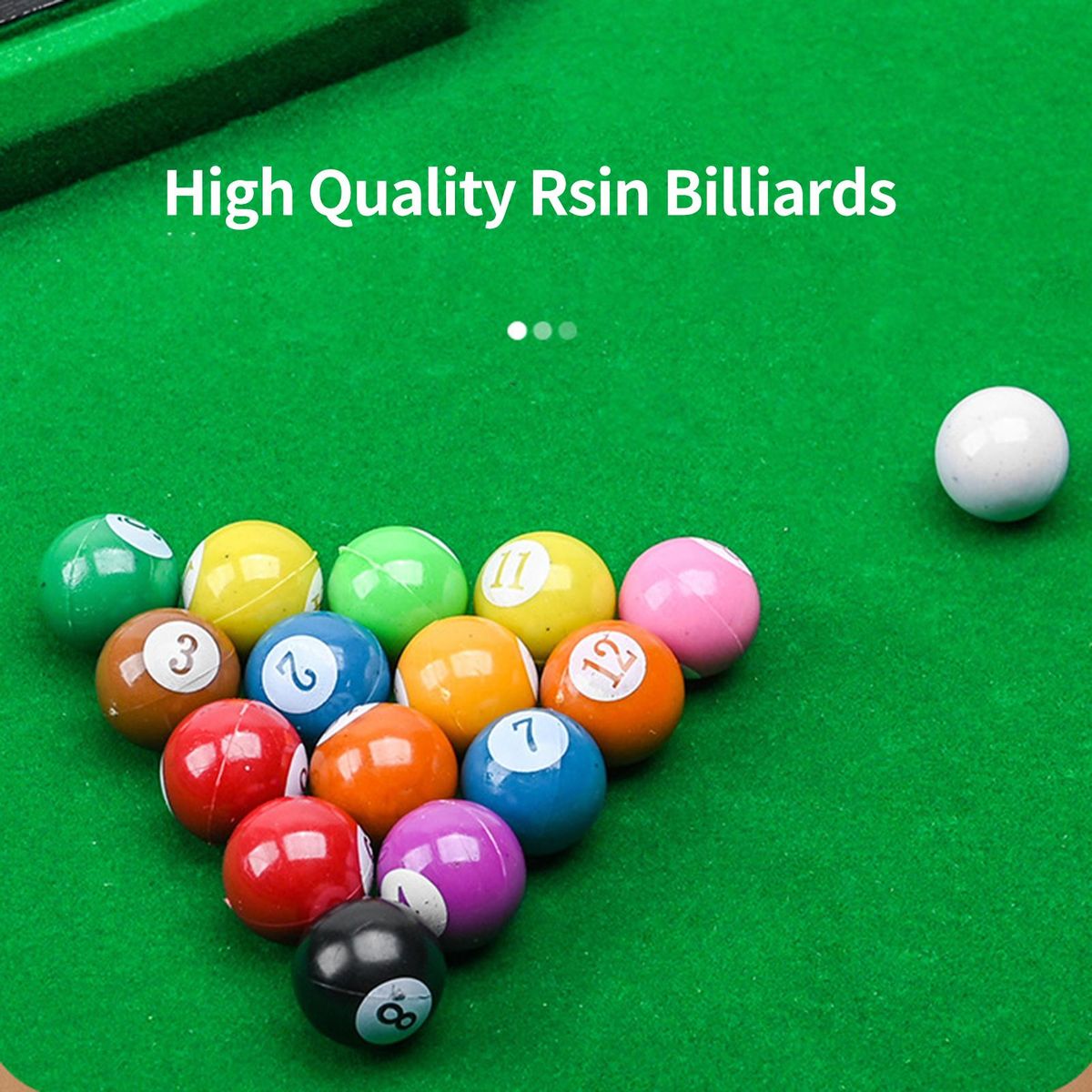 1 Set Mini Billiards Desktop Table Toy Game Set Billiards