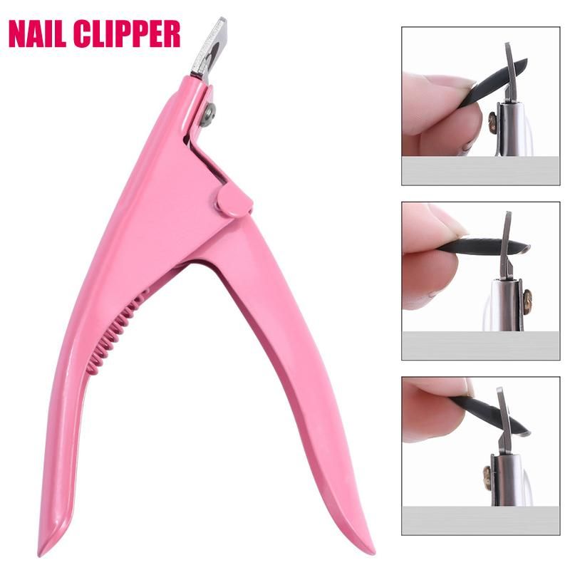 Nail Scissors Manicure False Tips Edge Cutter Art Clipper