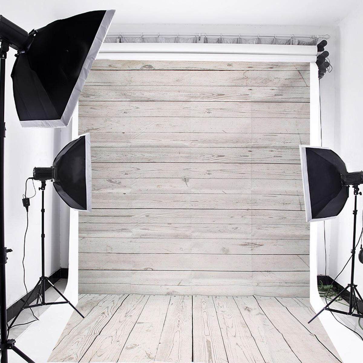 5x7ft 1.5x2.1m Silk Wood Floor Photography Background Photo Backdrops For Shooting Studio