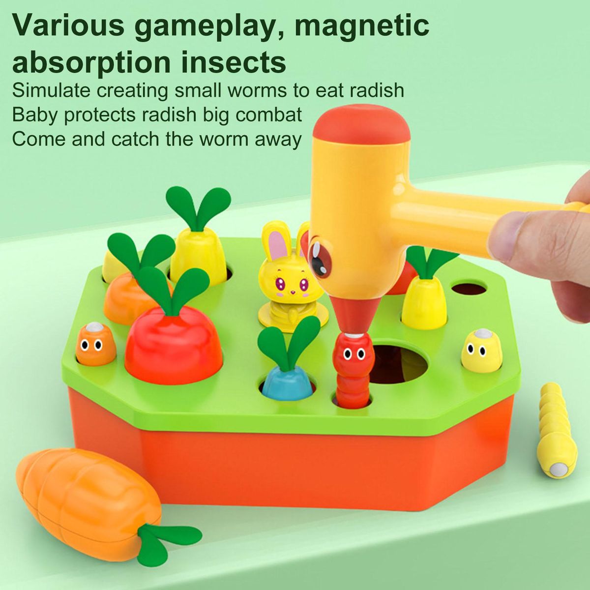 Educational Toy Pulling Radishes Kids Toy A