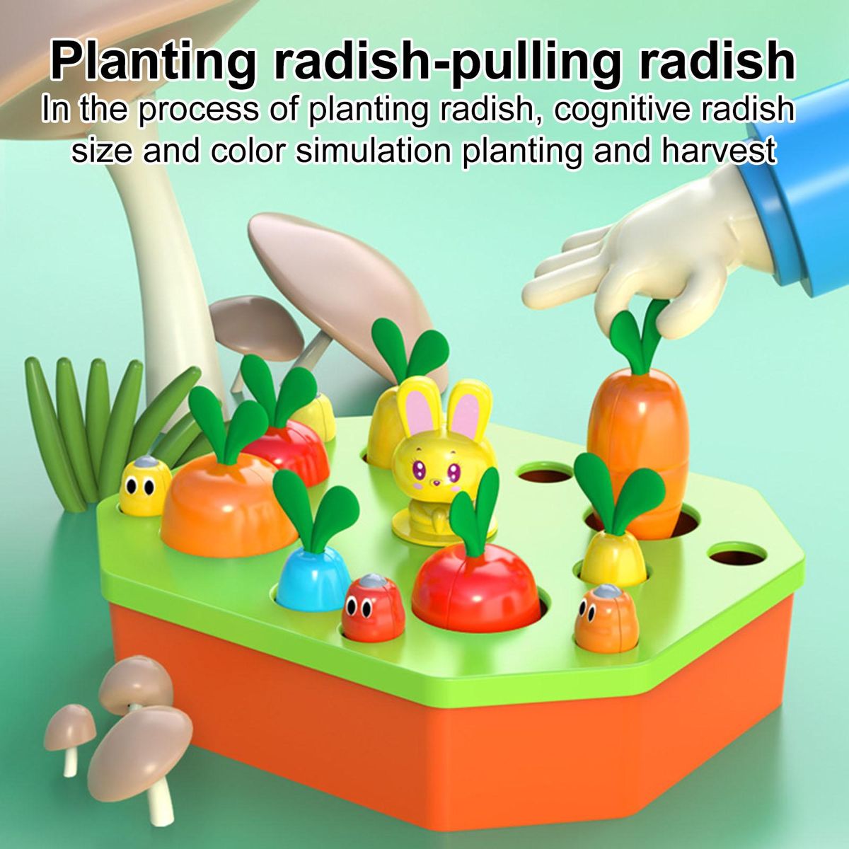 Educational Toy Pulling Radishes Kids Toy A