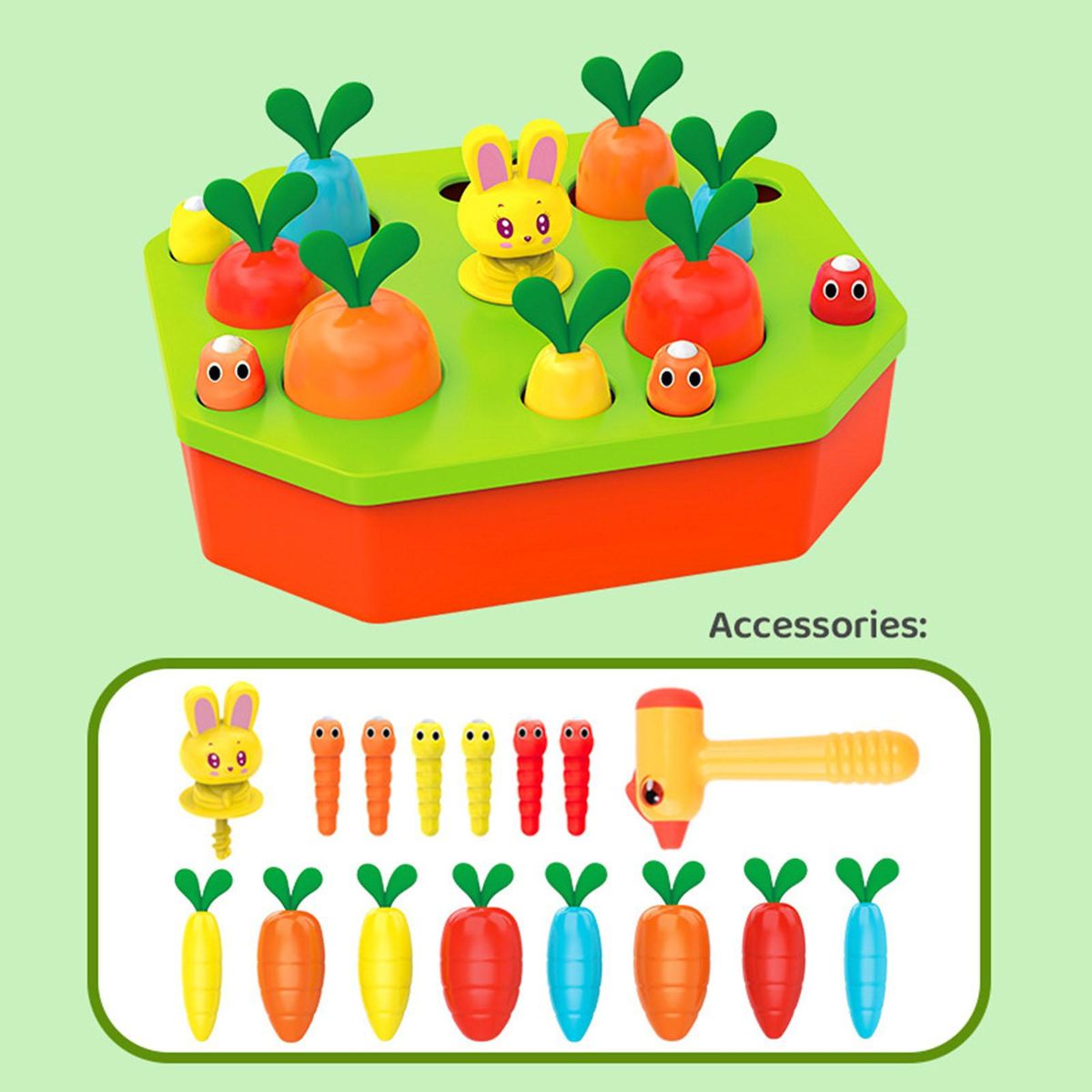 Educational Toy Pulling Radishes Kids Toy A