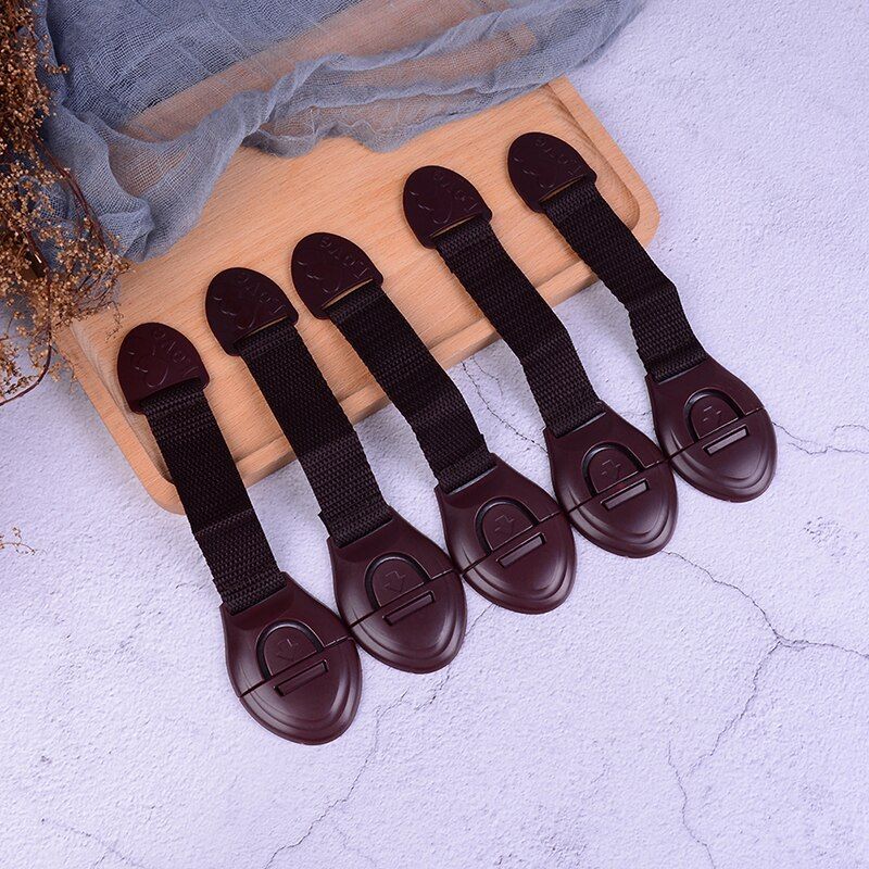 5Pcs OF Lot Baby Safety Lock Coffee Cabinet Door Drawers Refrigerator Toilet Safety Locks For Kids