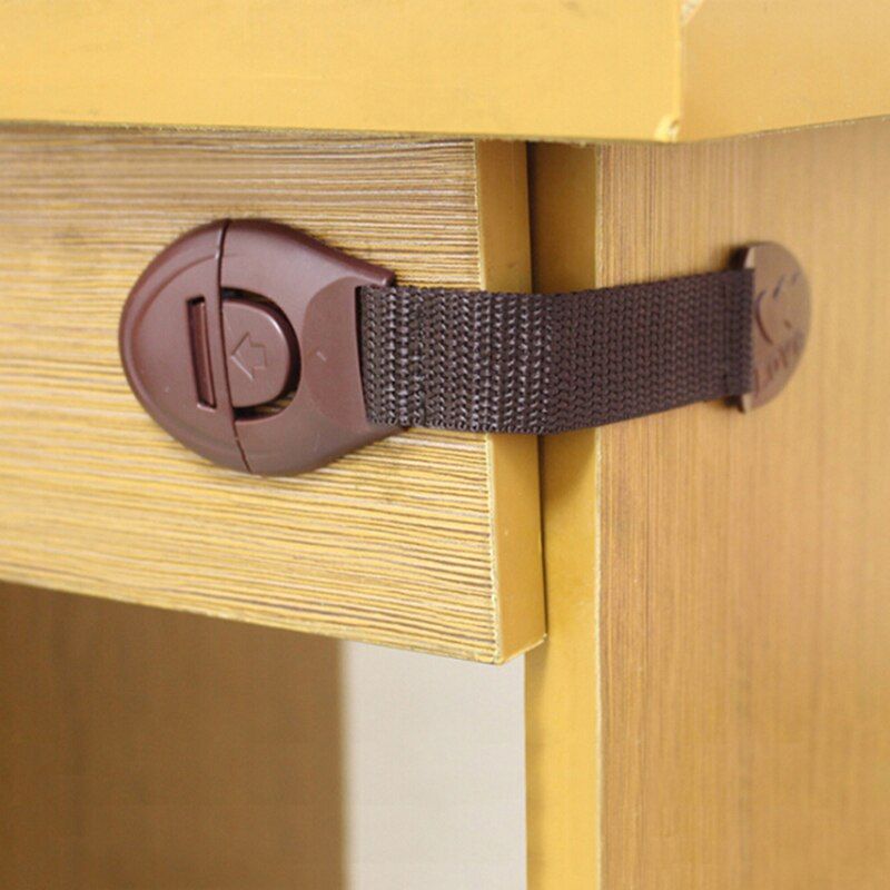 5Pcs OF Lot Baby Safety Lock Coffee Cabinet Door Drawers Refrigerator Toilet Safety Locks For Kids