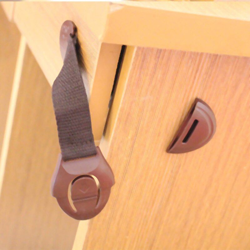 5Pcs OF Lot Baby Safety Lock Coffee Cabinet Door Drawers Refrigerator Toilet Safety Locks For Kids