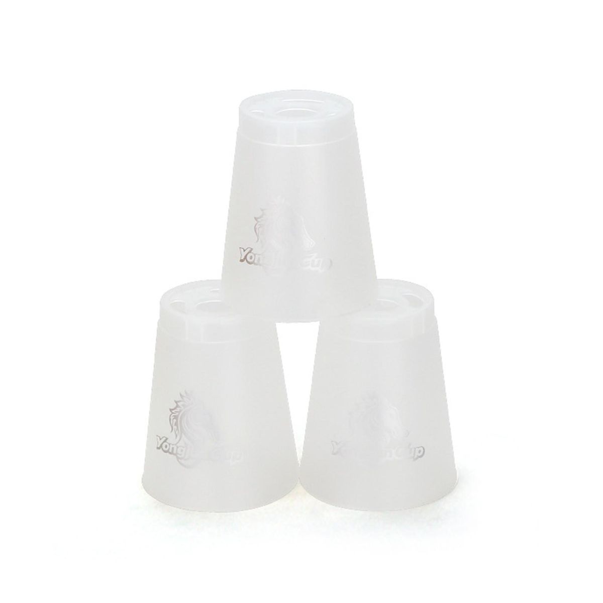 12PcsPack Cup Stacking Toy High Quick Speed Cups Kids Party Challenge Game White