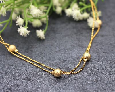 Women'S Anklet Bracelet 18K Gold Plated Anklet