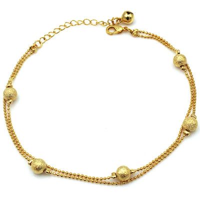 Women'S Anklet Bracelet 18K Gold Plated Anklet