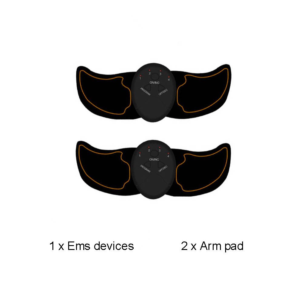 Smart Abdominal Muscle Stimulator Training Abs Trainer Home Gym Trainer Fitness Gear-black
