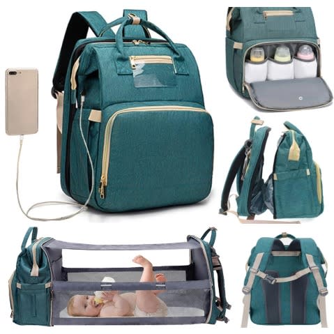 Multipurpose Diaper Bed Bag
