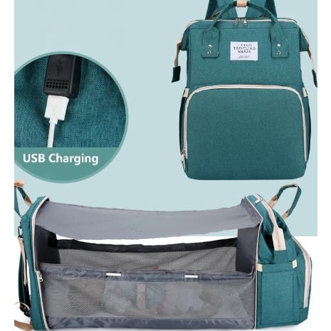 Multipurpose Diaper Bed Bag