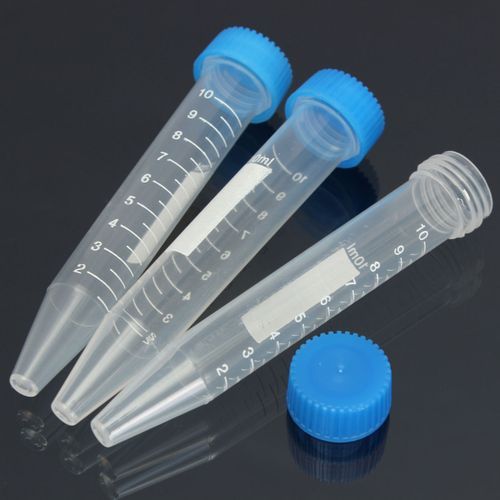 10pcs Plastic Centrifuge Test Tube